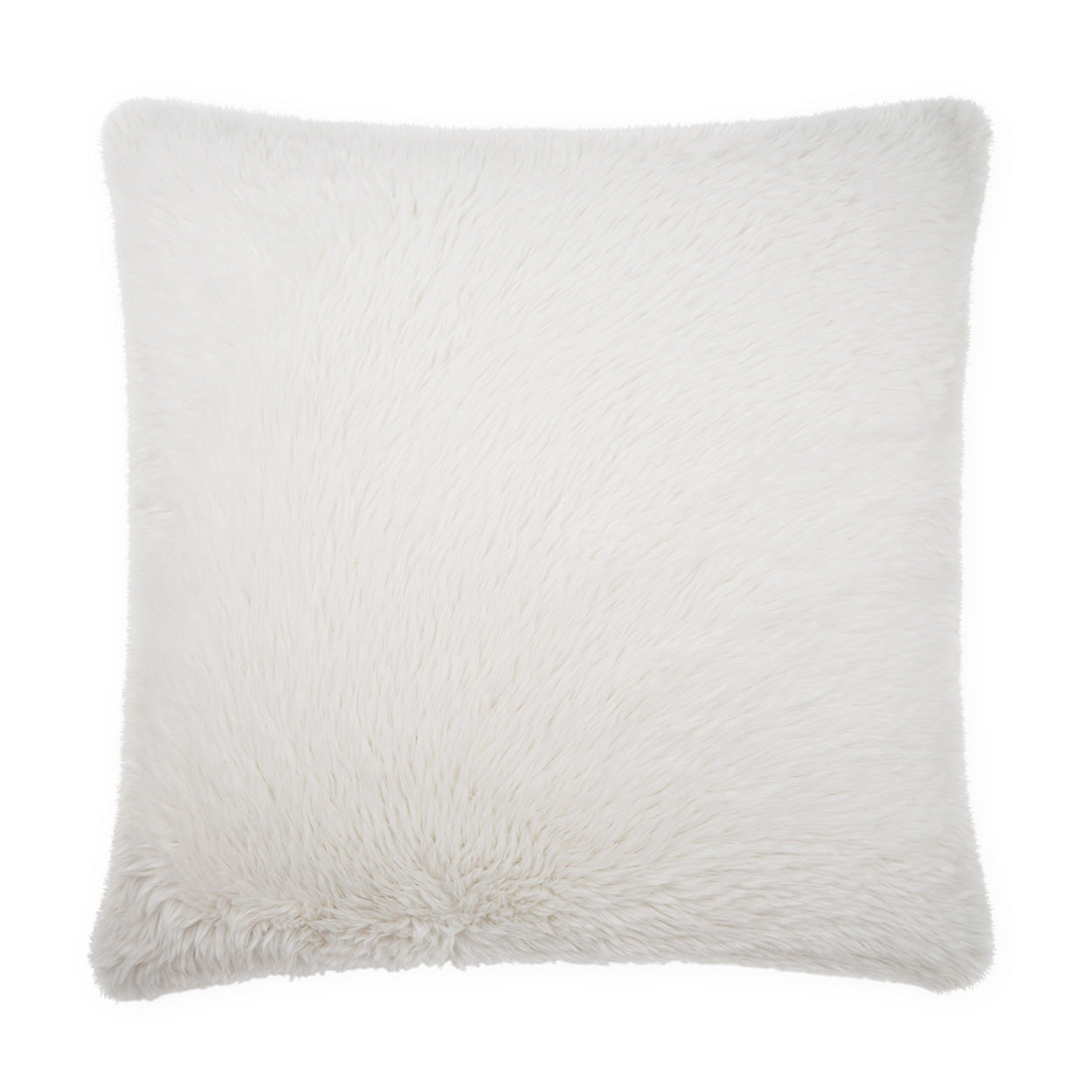 D.V. KAP HOME   24" x 24" Snow Bunny Pillow Faux Fur    - 3859-2424