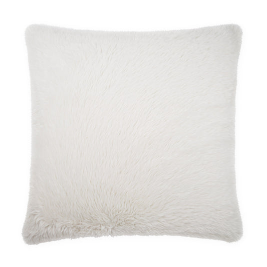 D.V. KAP HOME   24" x 24" Snow Bunny Pillow Faux Fur    - 3859-2424