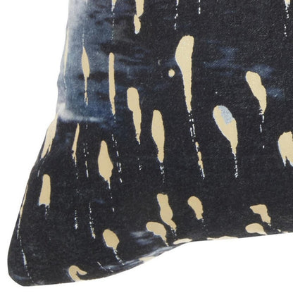 Blue Abstract Lumbar Pillow