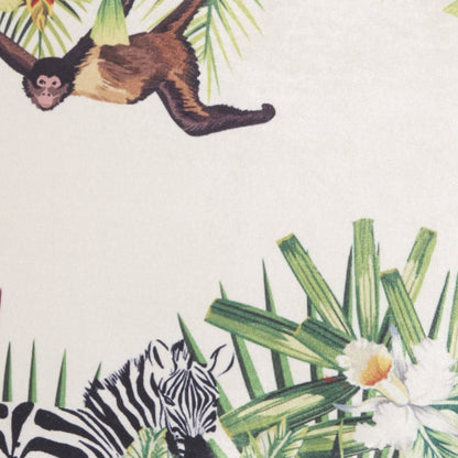 14" X 20" Green And White Cotton Throw Pillow