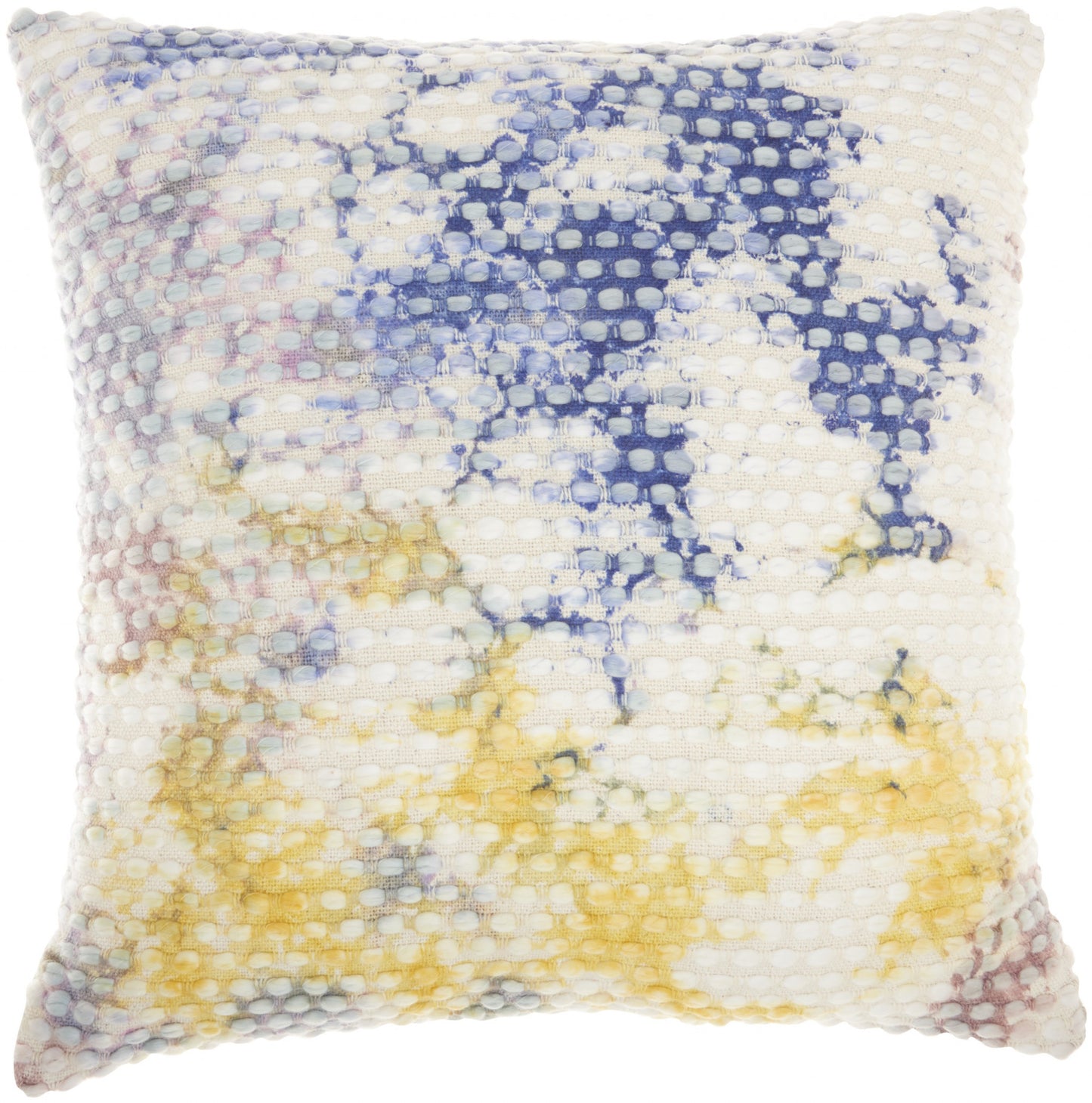 Multi Color Cotton Acryllic Accent Throw Pillow