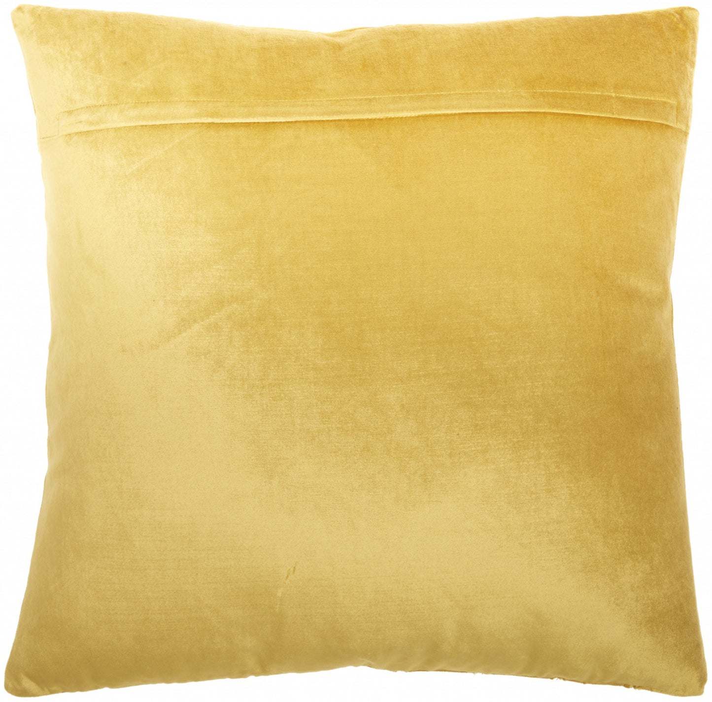 20" Glam Gold Striped Velvet Throw Pillow With Sequins