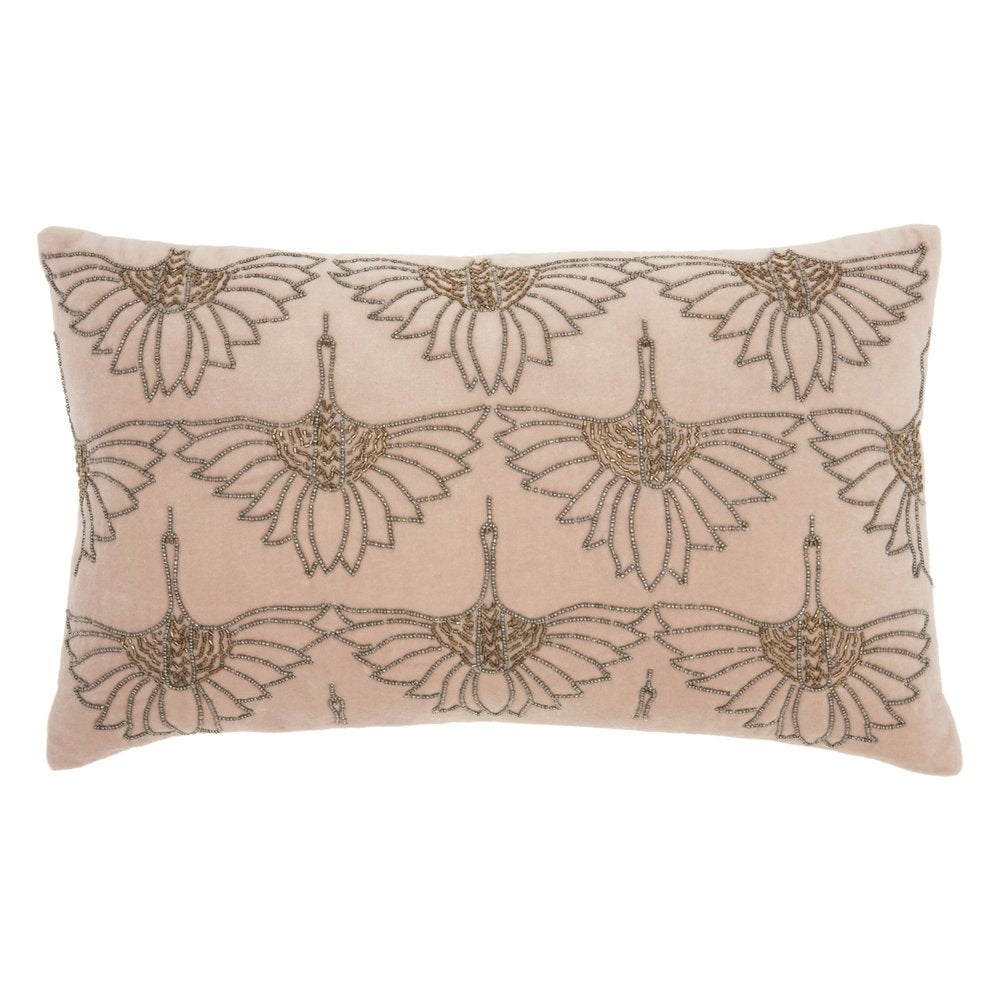 Brilliant Blush Pink Lumbar Pillow