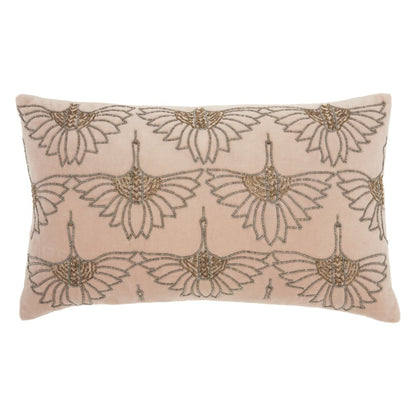 Brilliant Blush Pink Lumbar Pillow