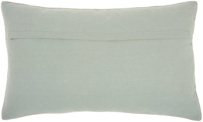 Brilliant Celadon Blue Lumbar Pillow