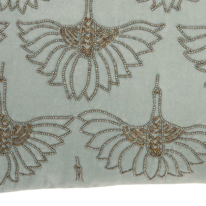 Brilliant Celadon Blue Lumbar Pillow