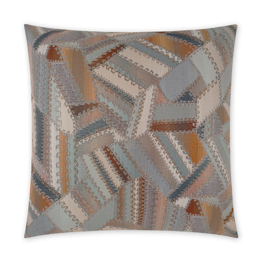 D.V. KAP HOME   24" x 24" Carissa Pillow - Lagoon Modern, Global    - 3860-L-2424