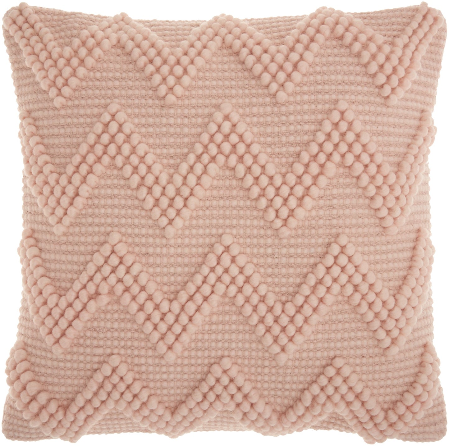 Boho Mauve Rose Textural Chevron Throw Pillow