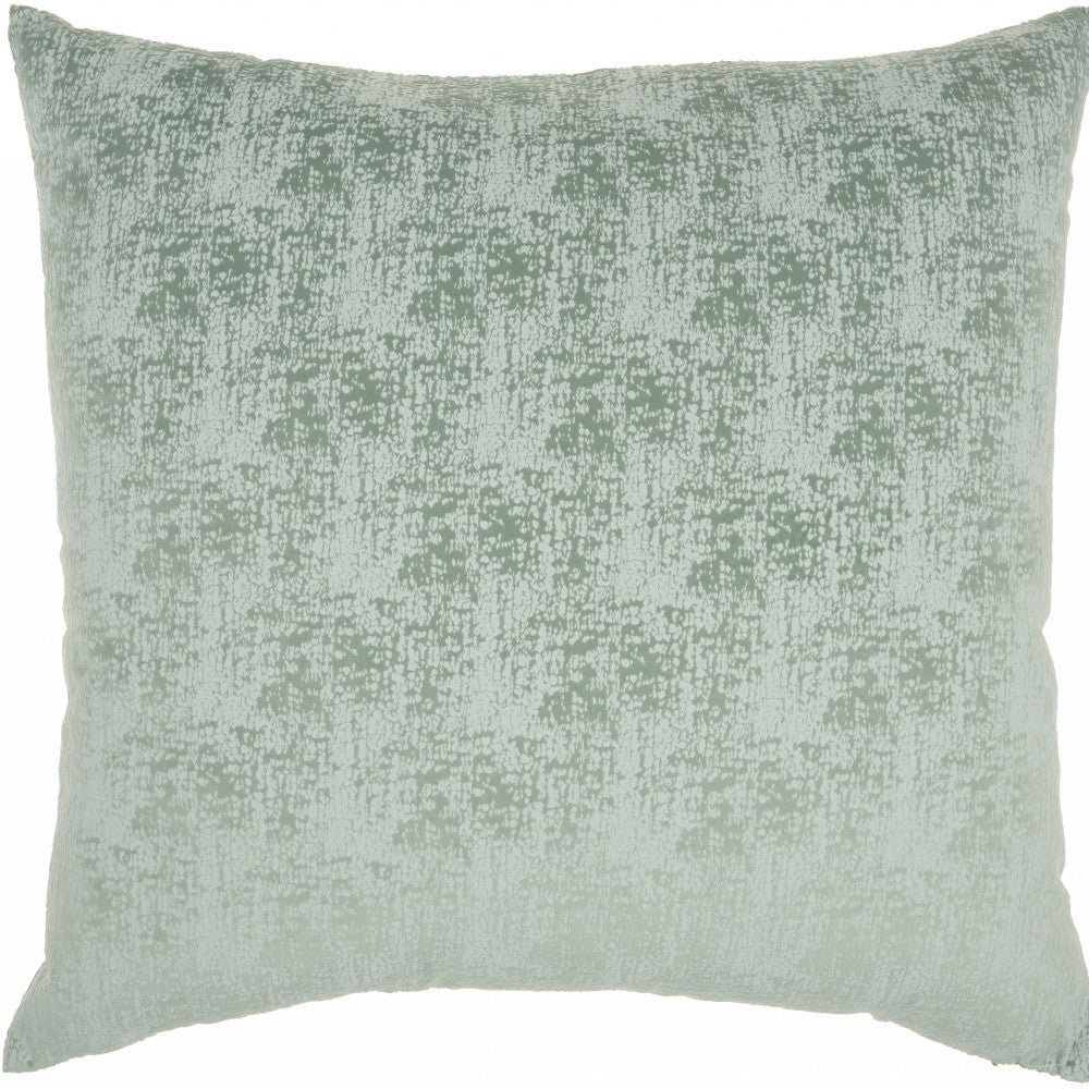 22" Green Abstract Throw Pillow