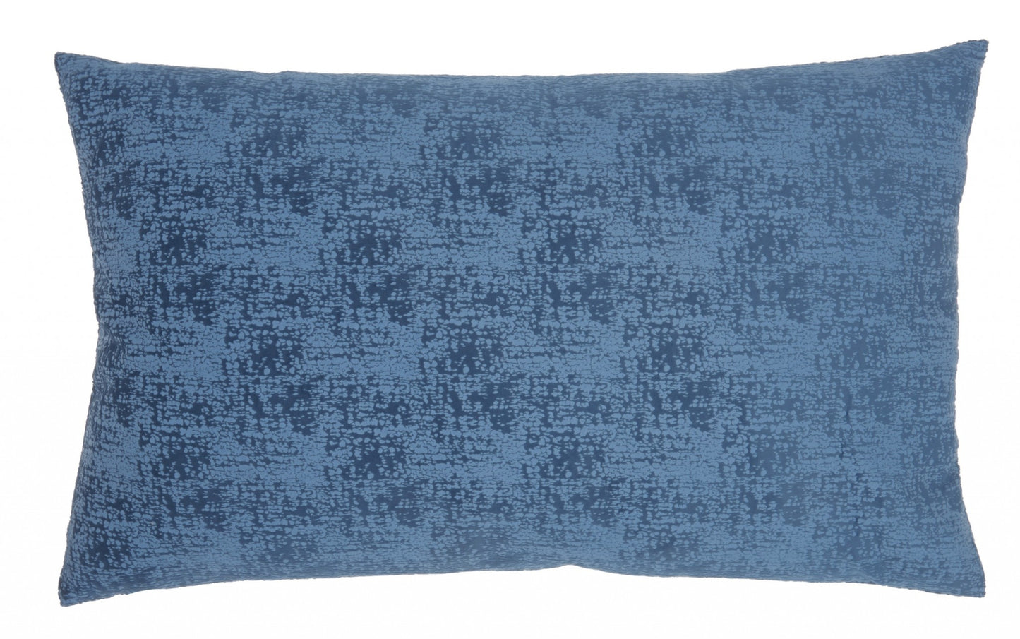 Navy Blue Distressed Gradient Lumbar Pillow