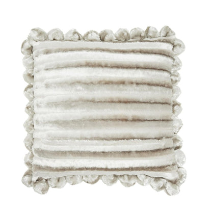 20" Silver Throw Pillow