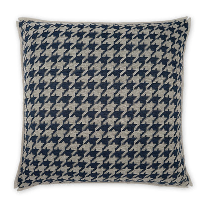 D.V. KAP HOME   24" x 24" Pemberton Pillow - Navy Traditional    - 3868-N-2424