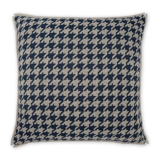D.V. KAP HOME   24" x 24" Pemberton Pillow - Navy Traditional    - 3868-N-2424