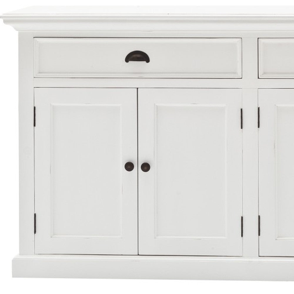 Modern Farmhouse White Buffet Server