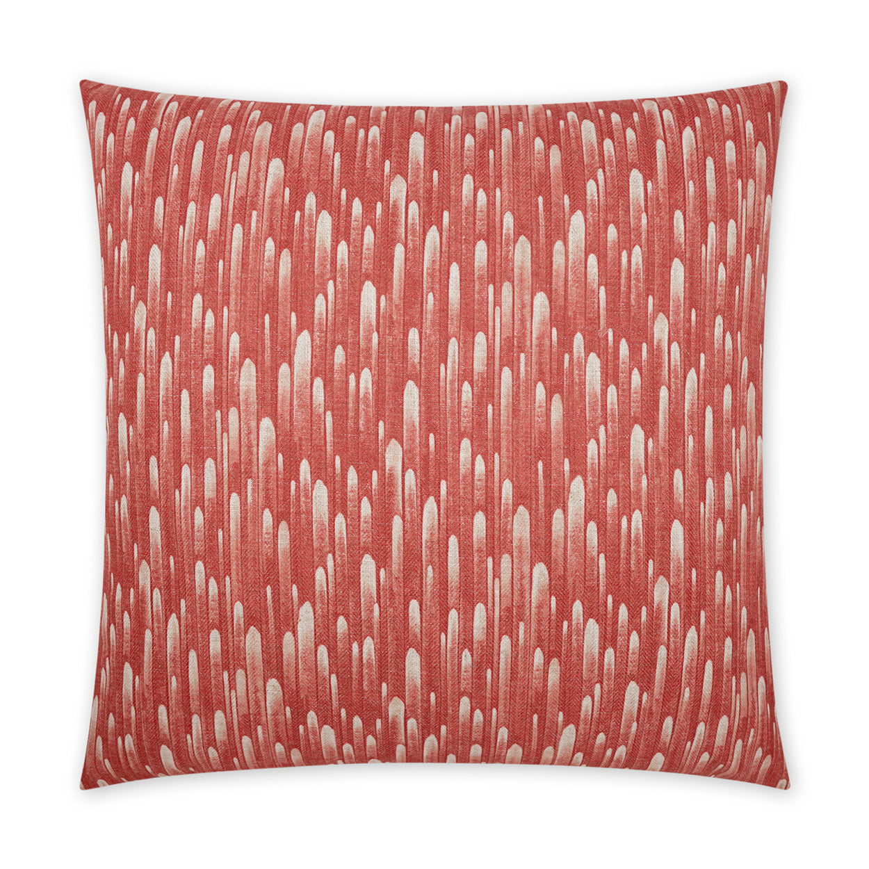 D.V. KAP HOME   24" x 24" Space Pillow - Coral Transitional, Abstract    - 3879-C-2424