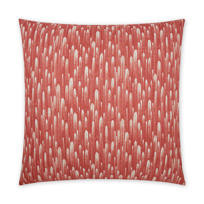D.V. KAP HOME   24" x 24" Space Pillow - Coral Transitional, Abstract    - 3879-C-2424