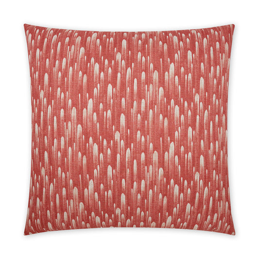 D.V. KAP HOME   24" x 24" Space Pillow - Coral Transitional, Abstract    - 3879-C-2424