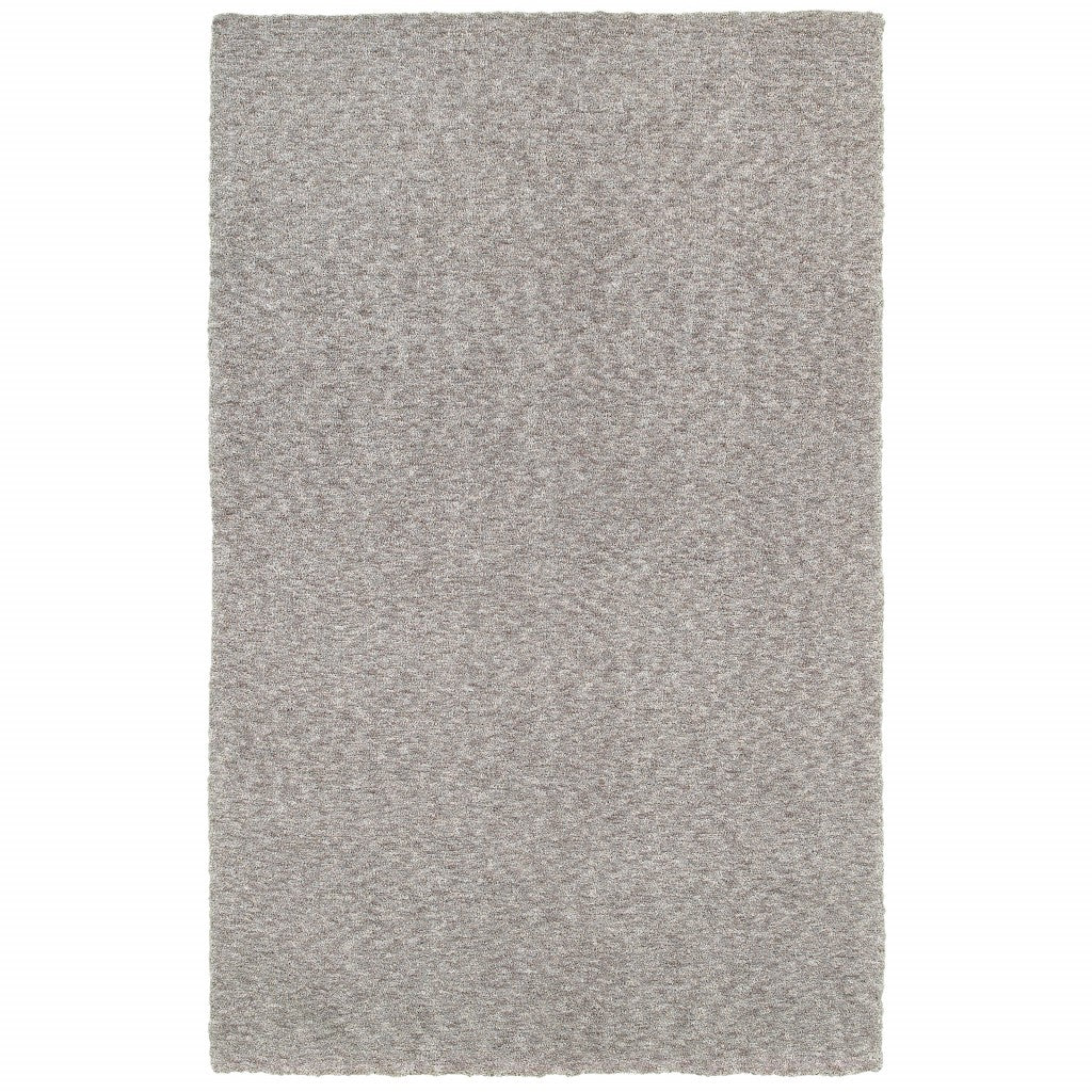 10' X 13' Modern Shaggy Soft Gray Indoor Area Rug