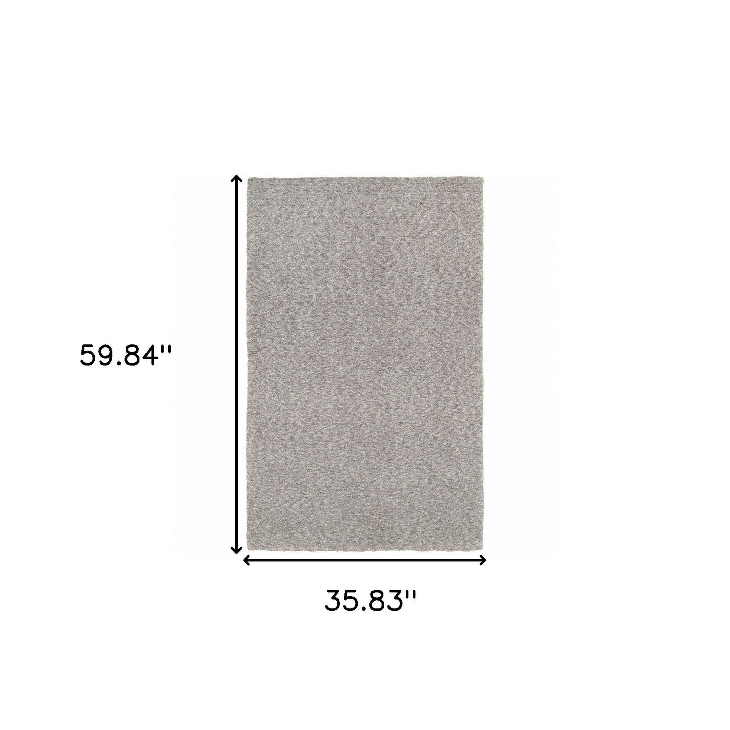 10' X 13' Modern Shaggy Soft Gray Indoor Area Rug