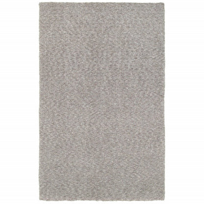 8' X 11' Modern Shaggy Soft Gray Indoor Area Rug