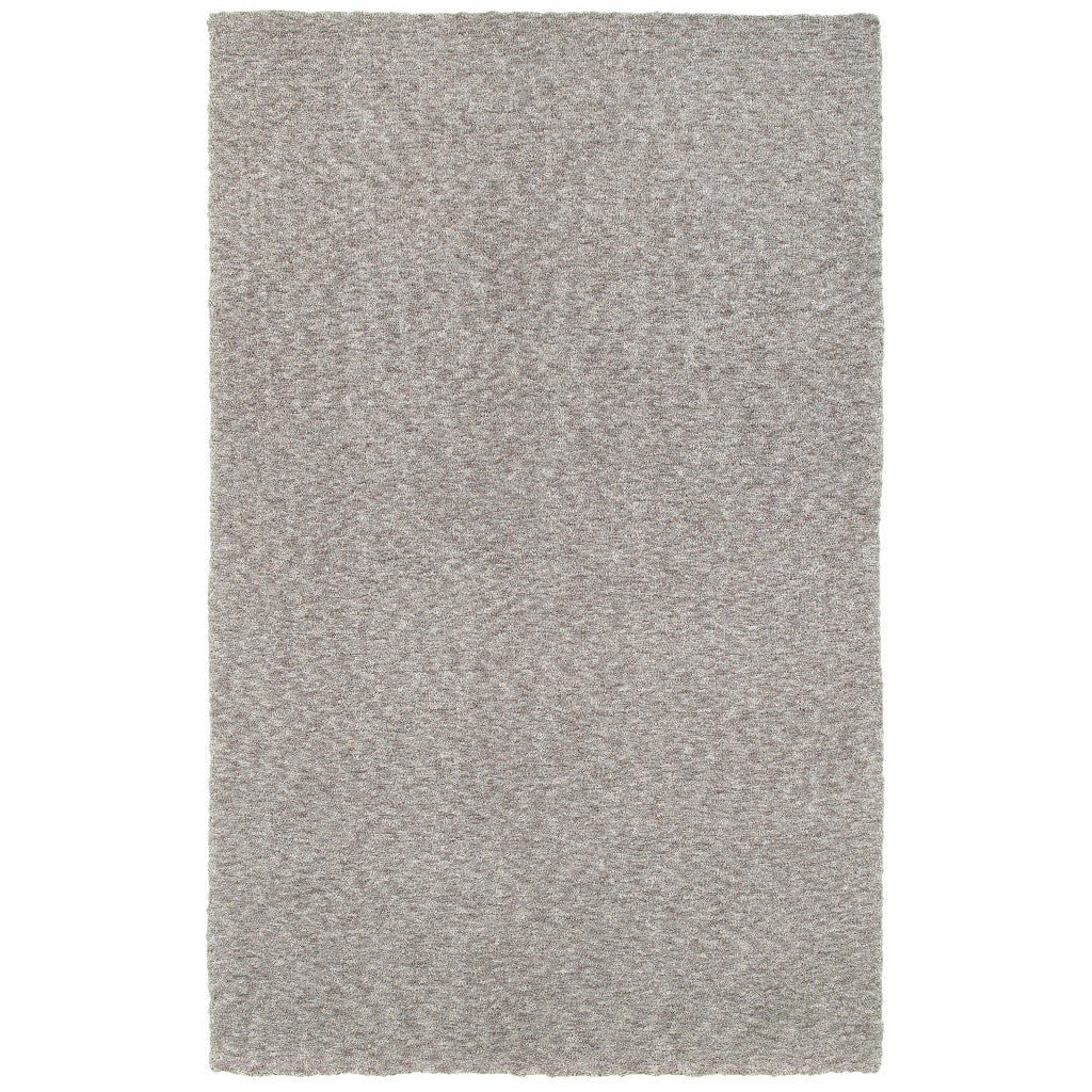 10' X 13' Modern Shaggy Soft Gray Indoor Area Rug