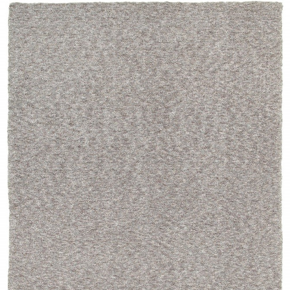 10' X 13' Modern Shaggy Soft Gray Indoor Area Rug