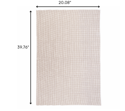 2' x 3' Brown Non Slip Indoor Outdoor Rug Pad