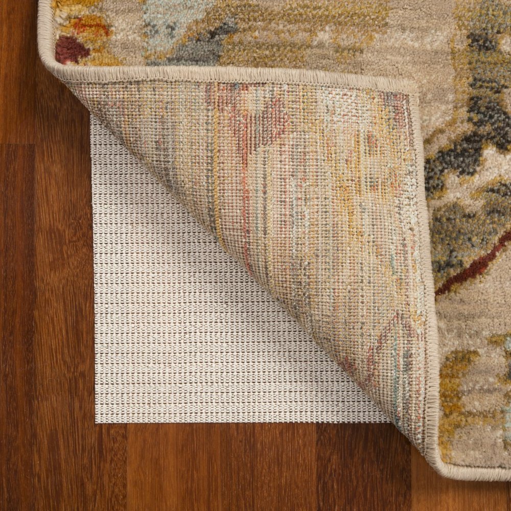 9' X 11' Beige Non Slip Rug Pad