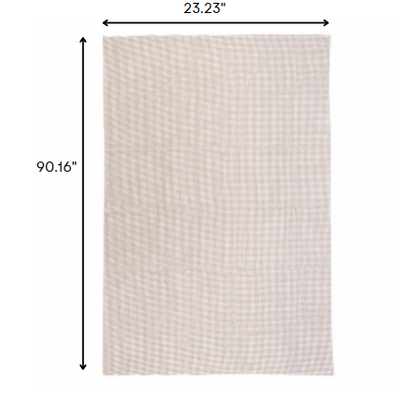 2' x 3' Brown Non Slip Indoor Outdoor Rug Pad