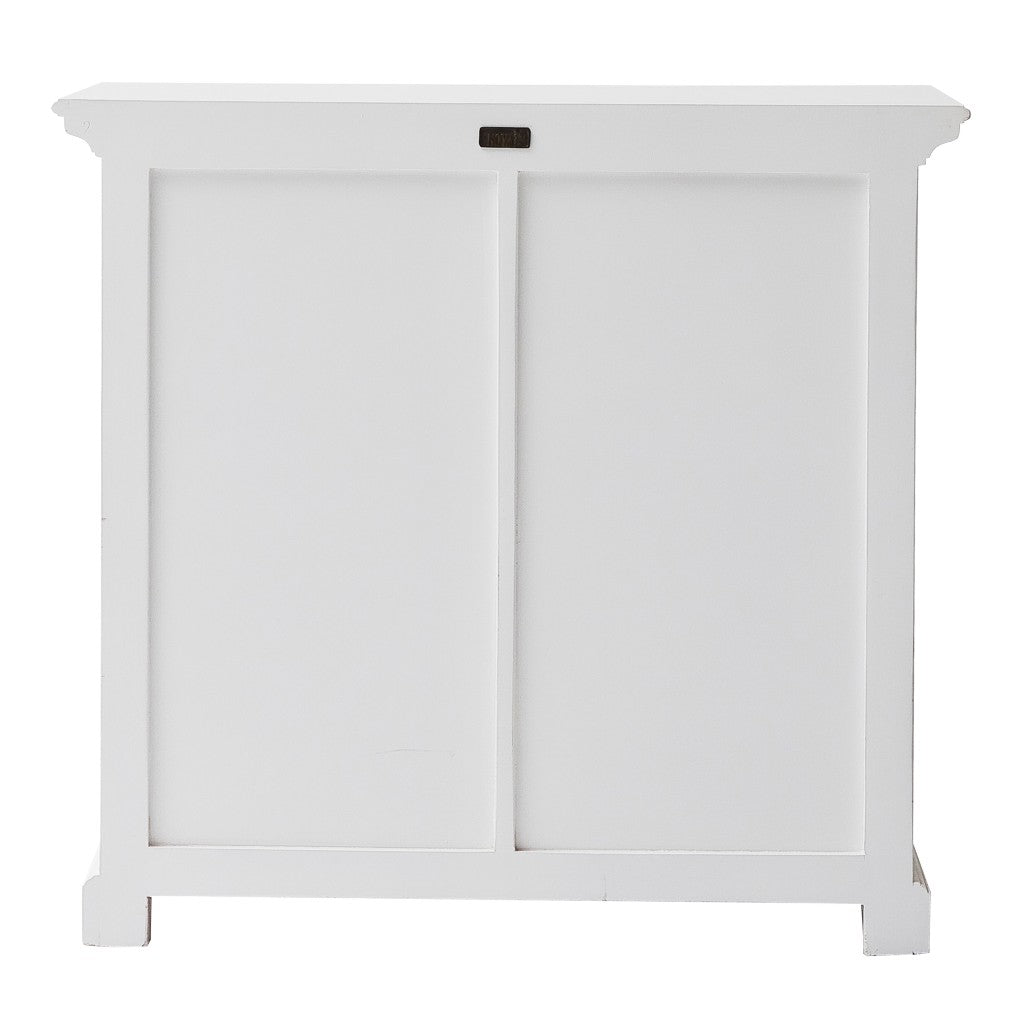 35" White Two Door Accent Cabinet