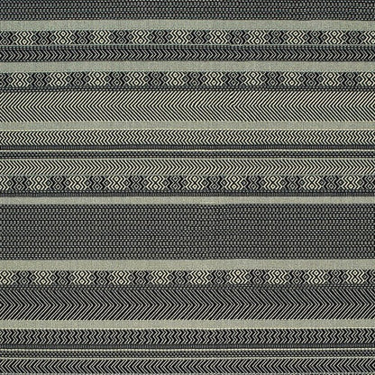 10' X 13' Black And Ivory Geometric Area Rug