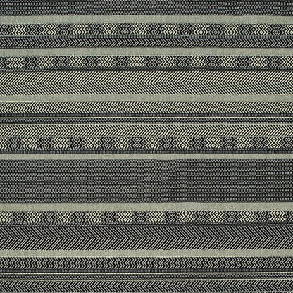 10' X 13' Black And Ivory Geometric Area Rug