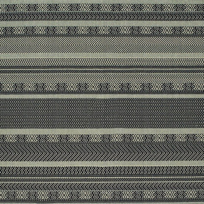 10' X 13' Black And Ivory Geometric Area Rug