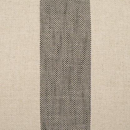 D.V. KAP HOME   24" x 24" Skippy Pillow - Ebony Beach, Stripes    - 3883-E-2424