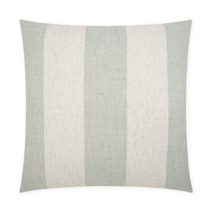 D.V. KAP HOME   24" x 24" Skippy Pillow - Moss Beach, Stripes    - 3883-M-2424