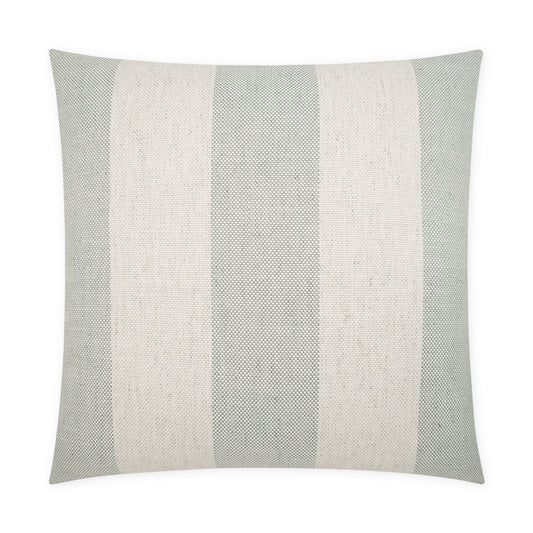 D.V. KAP HOME   24" x 24" Skippy Pillow - Moss Beach, Stripes    - 3883-M-2424