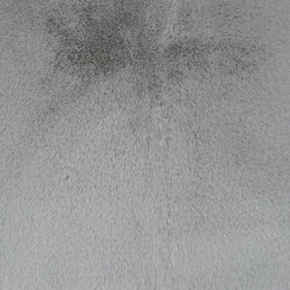 D.V. KAP HOME   24" x 24" Arlo Pillow - Silver Faux Fur, Solid    - 3886-S-2424