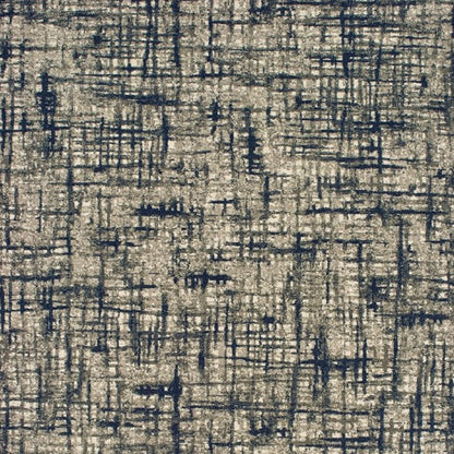 12' X 15' Blue and Gray Area Rug