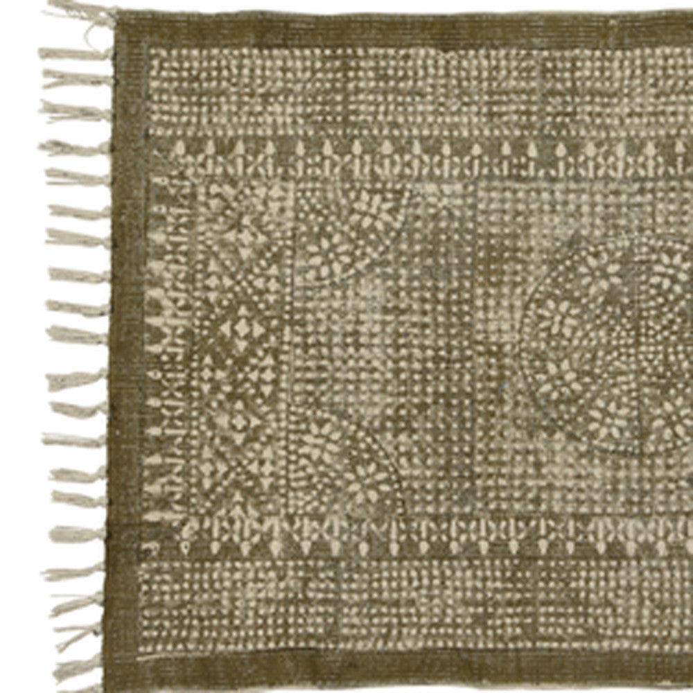 8' Runner Brown Runner Rug