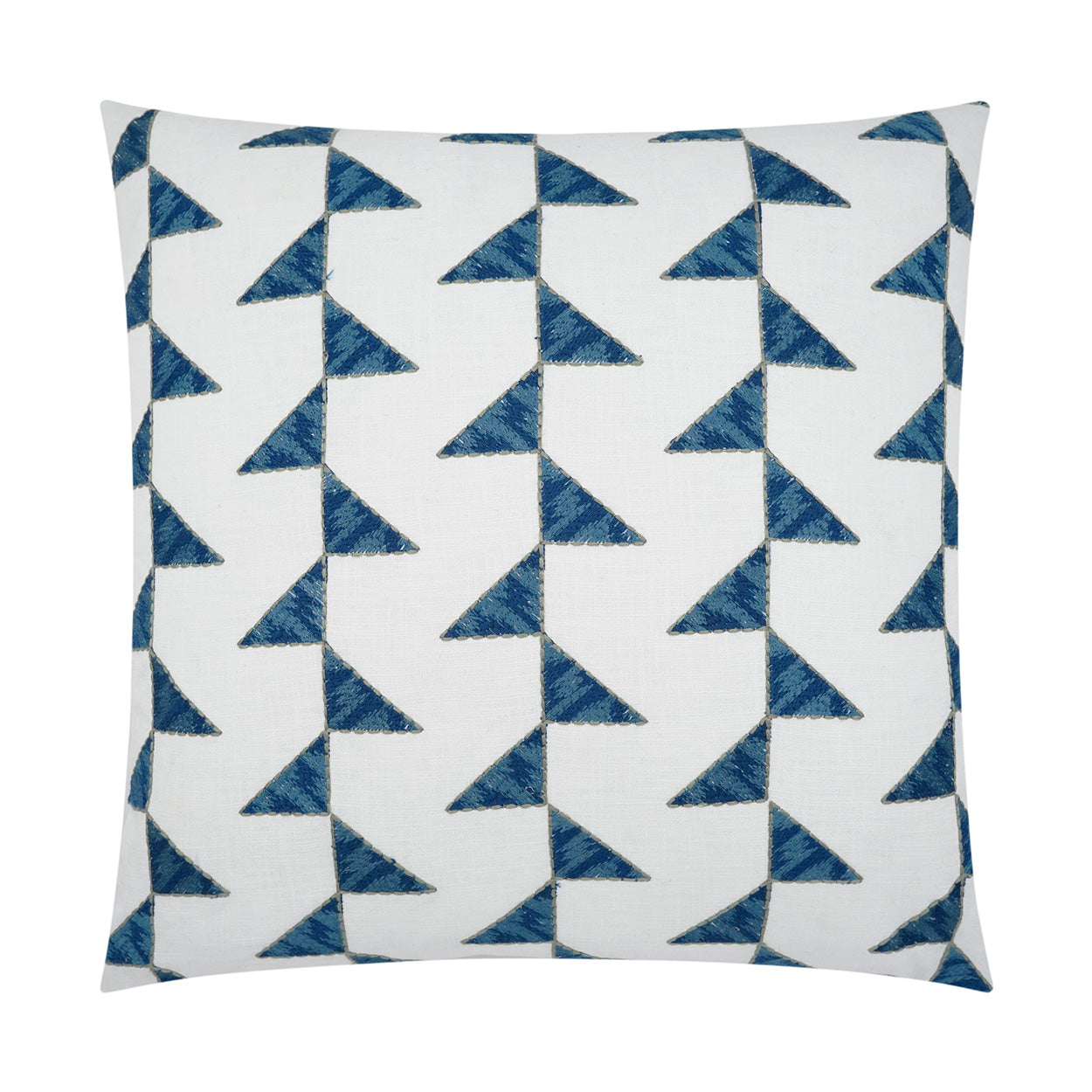 D.V. KAP HOME   24" x 24" Alignment Pillow - Lapis Modern, Geometric, Beach    - 3891-L-2424
