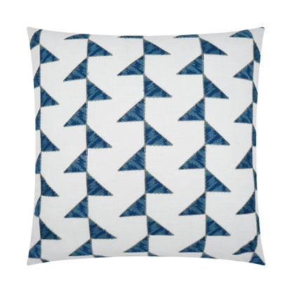 D.V. KAP HOME   24" x 24" Alignment Pillow - Lapis Modern, Geometric, Beach    - 3891-L-2424