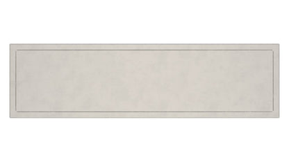 44" Silver Iron Bench