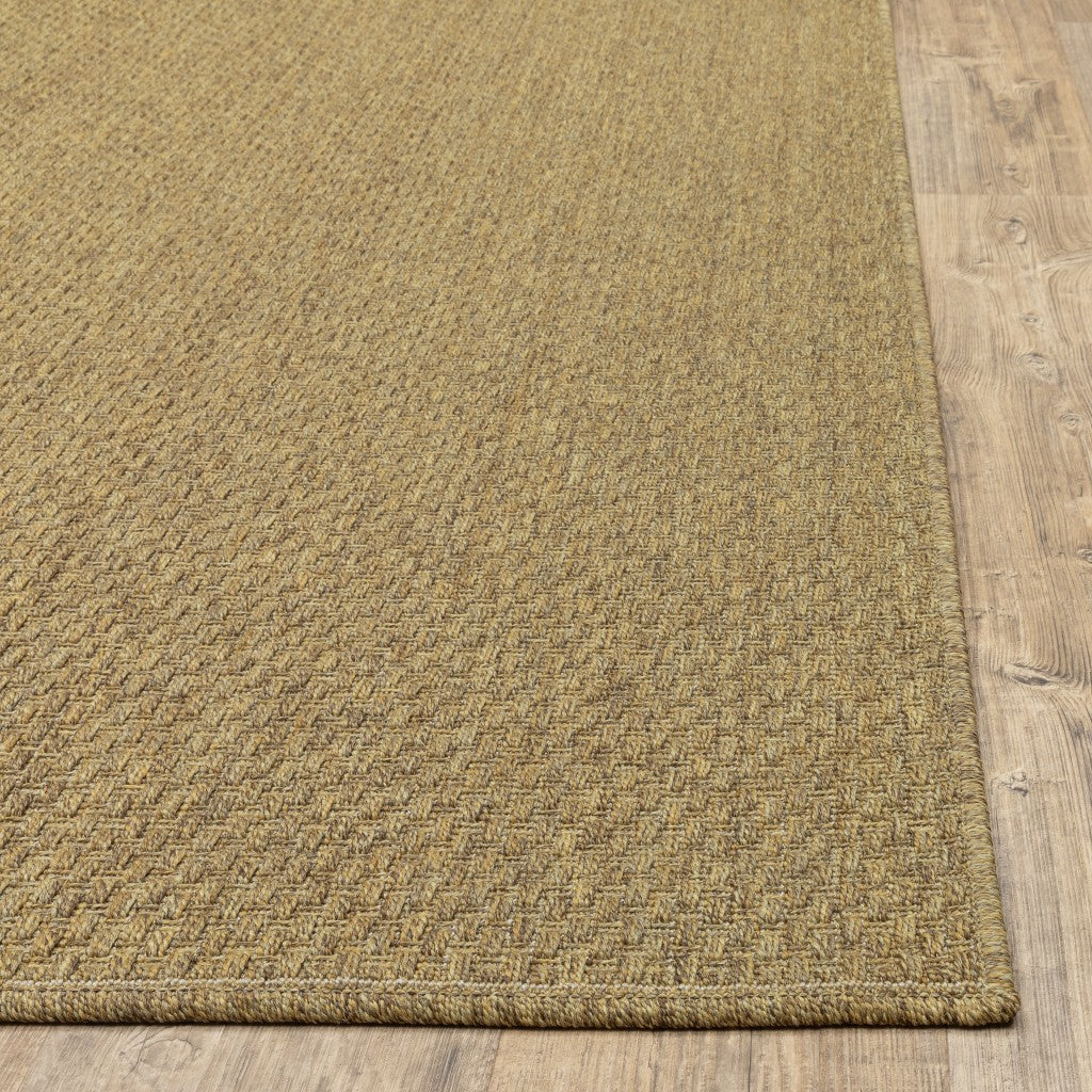 4' X 6' Tan Indoor Outdoor Area Rug