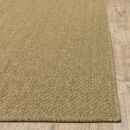2' X 4' Tan Indoor Outdoor Area Rug