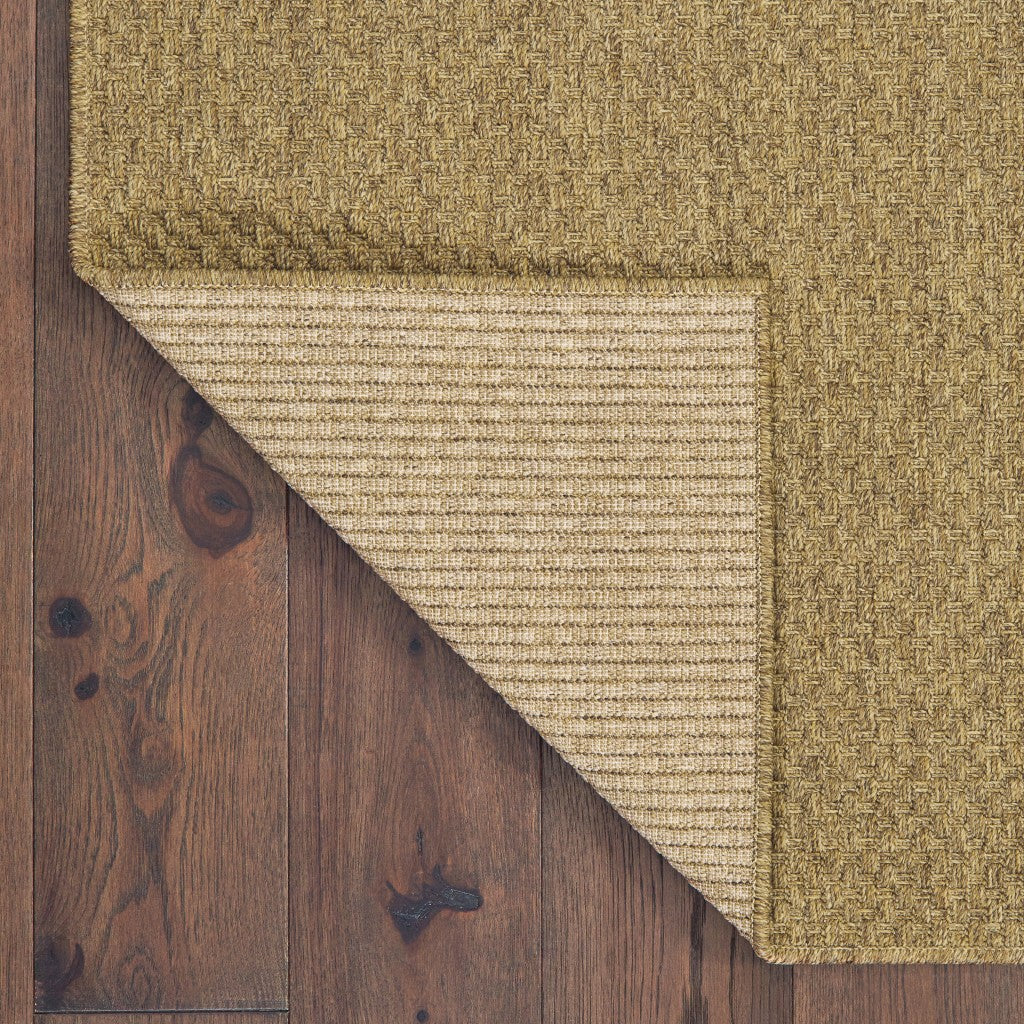 4' X 6' Tan Indoor Outdoor Area Rug