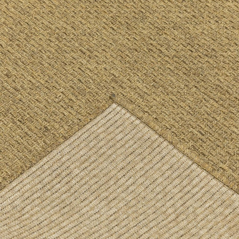 8' Tan Indoor Outdoor Runner Rug
