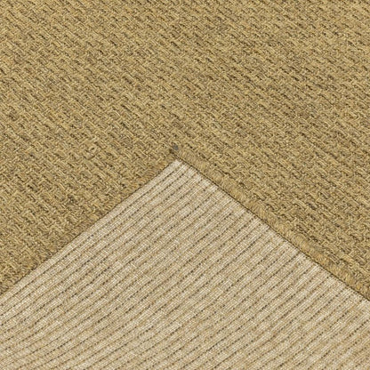 8' Tan Indoor Outdoor Runner Rug