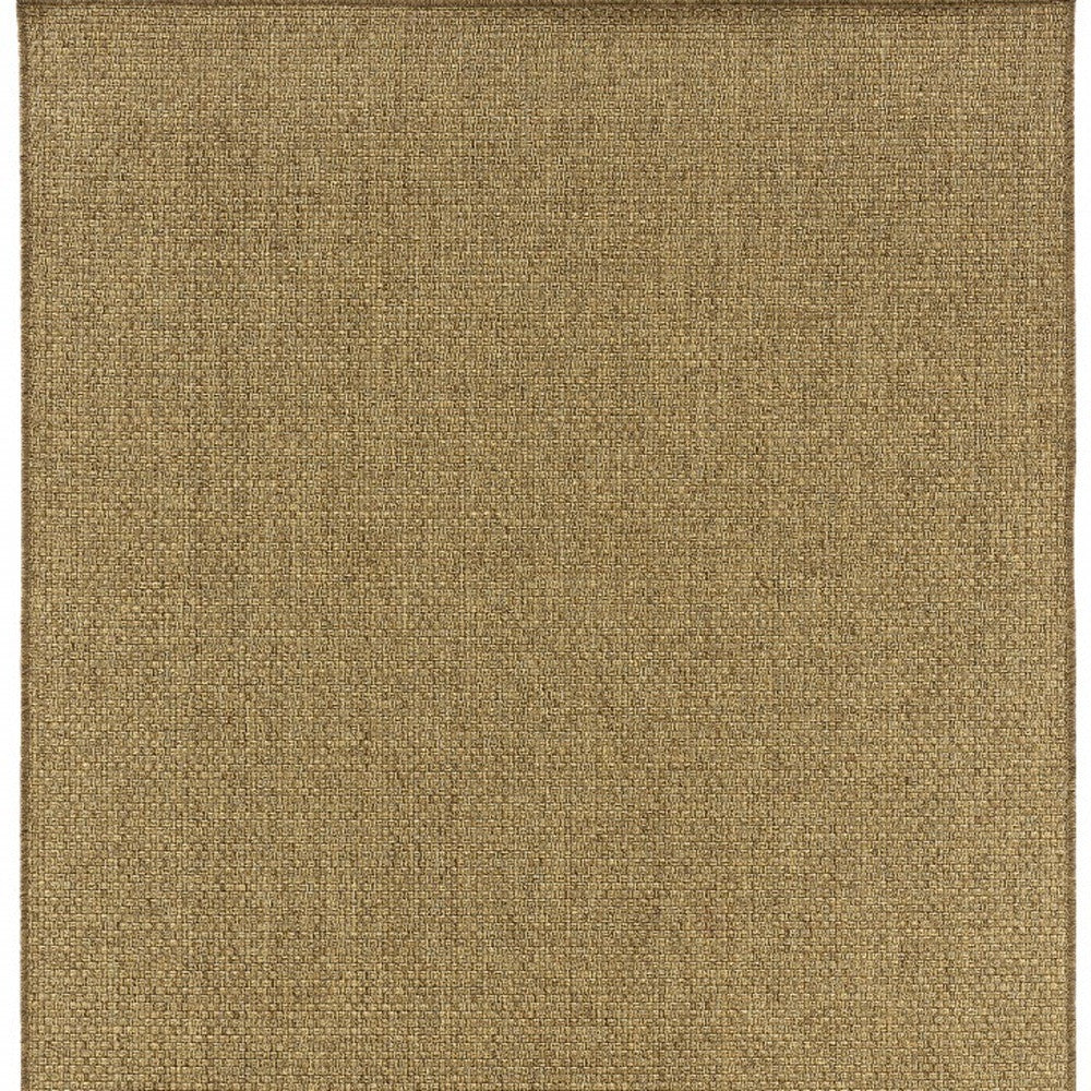 2' X 8' Tan Indoor Outdoor Area Rug