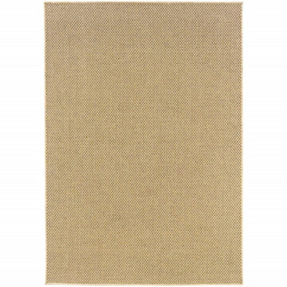 5' X 8' Beige Indoor Outdoor Area Rug