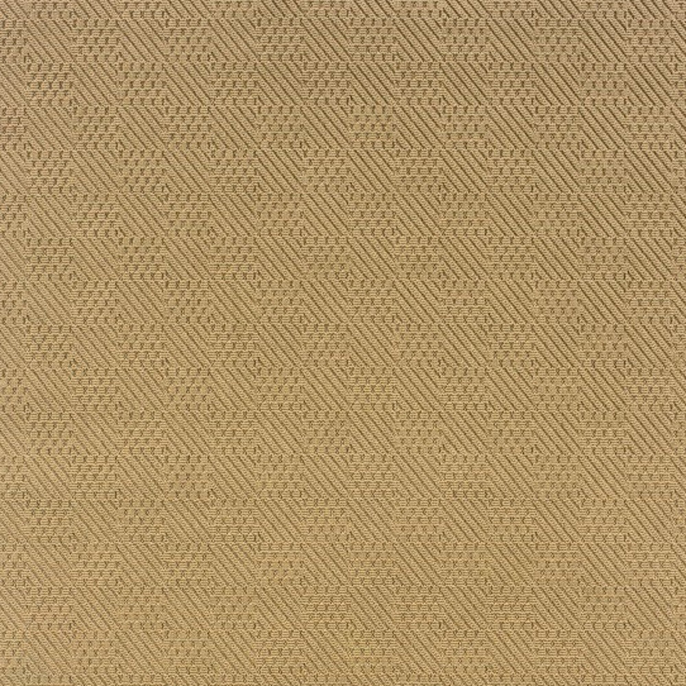 5' X 8' Beige Indoor Outdoor Area Rug